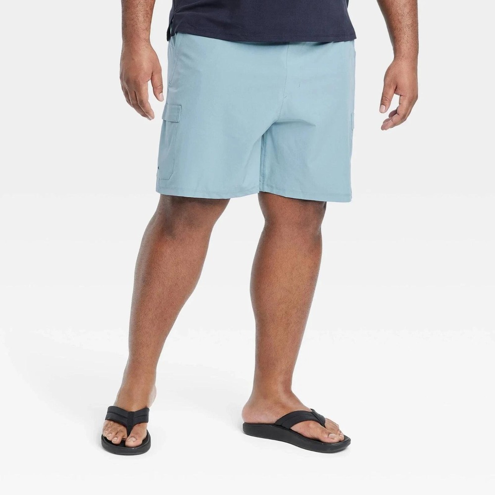 New All In Motion Men's XXL‎ Cargo Hybrid Shorts Moisture Wicking Quick Dry Nwt
